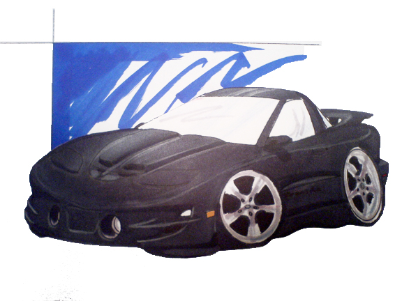 trans-am sketch